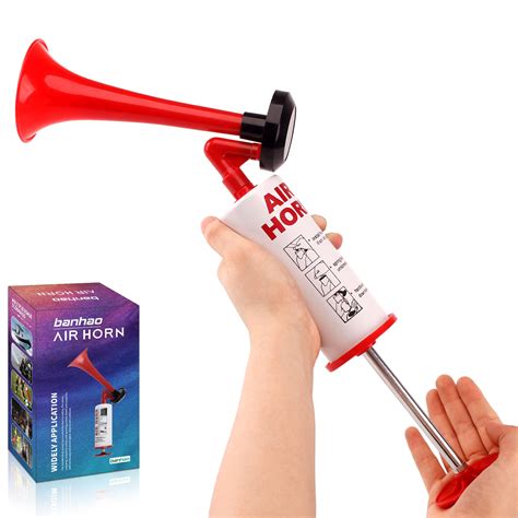 Snapklik.com : Handheld Air Horn, BANHAO Aluminum Loud Noise Maker