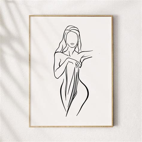 Naked Woman Art - Etsy