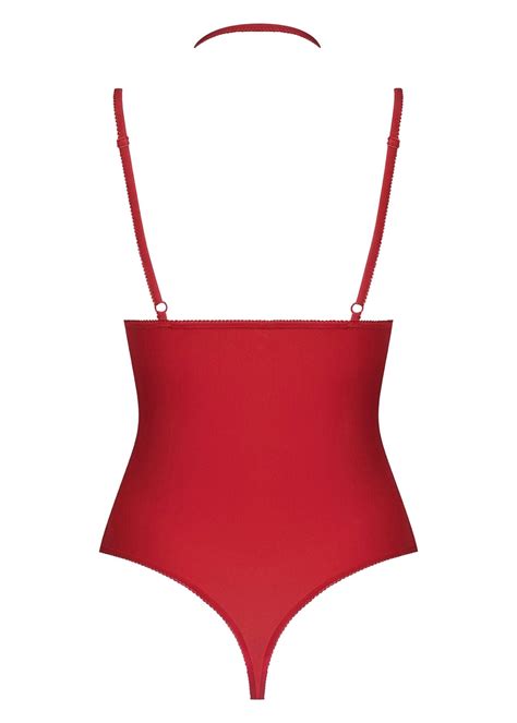Maison Close Le Petit Secret (Red) Naked Breast Thong Body - Sexy Lingerie