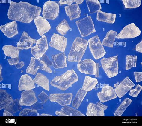 rock salt large irregular crystals  nacl sodium chloride  studio
