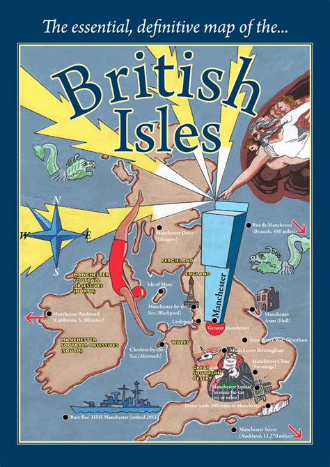 The essential, definitive map of the British Isles-ish... — Statement Artworks