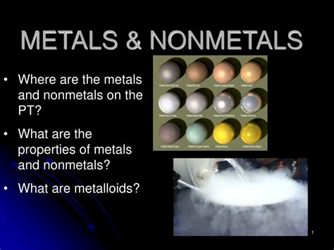 PPT - METALS & NONMETALS PowerPoint Presentation, free download - ID:590868