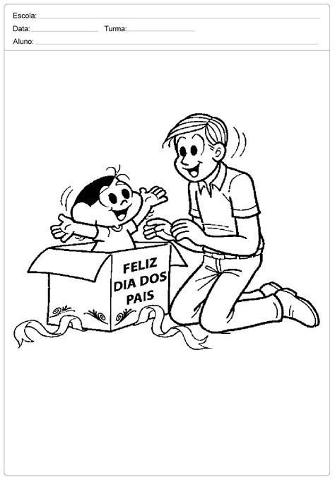 Desenhos para colorir e imprimir para Dia dos Pais - SÓ ESCOLA