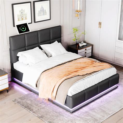 Ivy Bronx Katerinne Vegan Leather Platform Storage Bed & Reviews | Wayfair