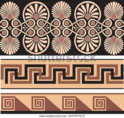 Greek Borders Greek Seamless Pattern Ornamental Stock Vector (Royalty ...