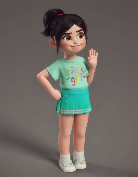 Vanellope 3D Render, Digital Art by ugarman