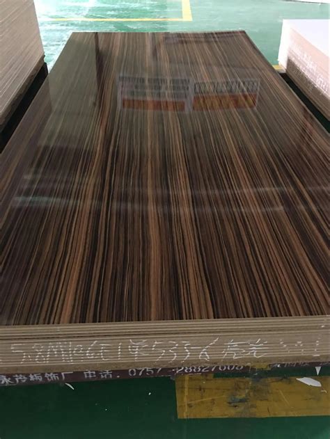 18mm Double Side High Gloss Melamine MDF Panels in Colors