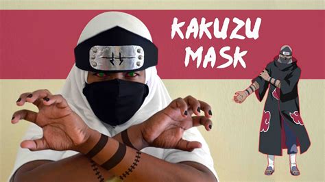 Cómo hacer la mascara de Kakuzu | Tutorial | Mency Craft - YouTube