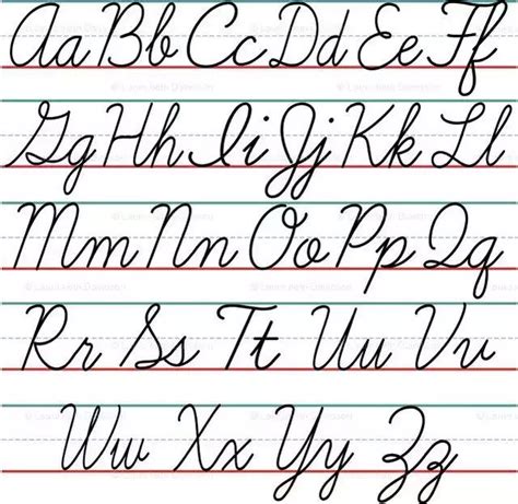 Sheet | Cursive alphabet chart, Cursive alphabet printable, Cursive ...