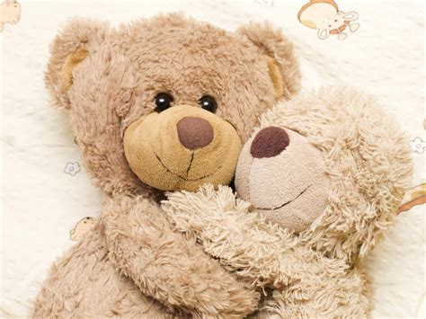 Teddy Bear Hug Wallpaper