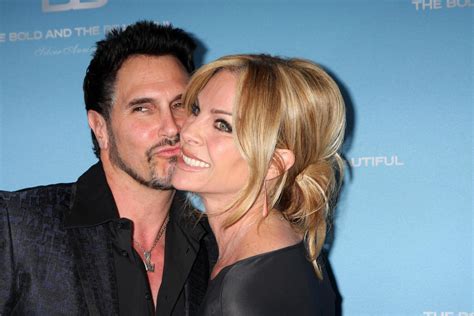 LOS ANGELES, MAR 10 - Don Diamont Cindy Ambuehl arrives at the Bold and