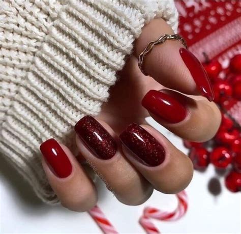 Unha Decorada Vermelho Escuro - Unha Decorada Vermelho Escuro: Ousadia e Glamour nas Pontas! – Unha ...