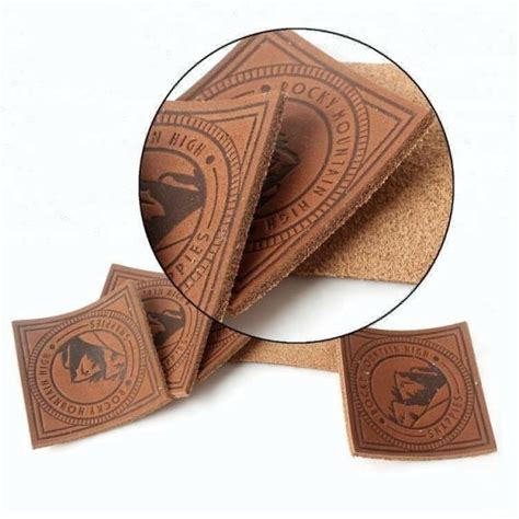 custom leather patches genuinefaux pu hekang factory