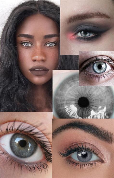 Grey Eyes 🤍🖤 in 2023 | Gray eyes, Beautiful eyes color, Grey eye makeup