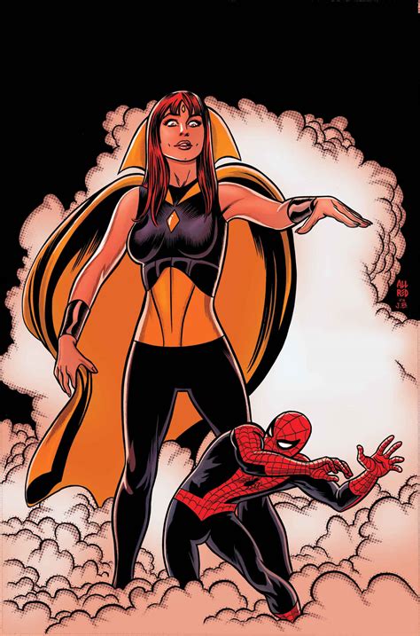 Download Intriguing Mary Jane Illustration Wallpaper | Wallpapers.com