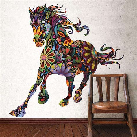 Wild Horse Wall Decal | Horse Wall Art Sticker | My Wonderful Walls