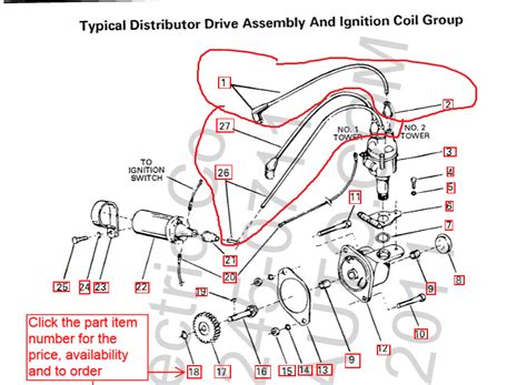 Wisconsin Engine Parts :: Genuine Wisconsin TJD engine Coil wire Set