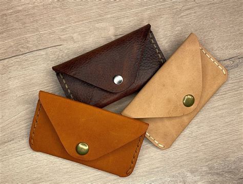 slim card wallet  pattern etsy