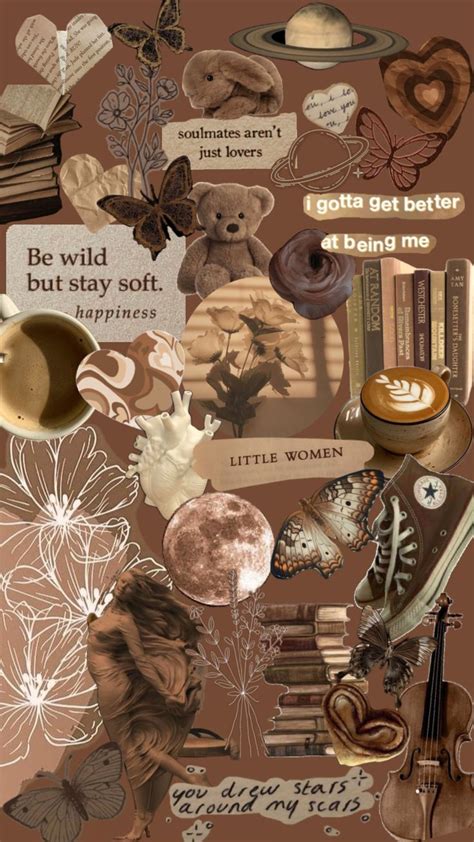 #Brown #Brownaesthetic #Brownacademia #Browncollage #Aeshtetic # ...