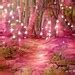 Pink Fairy Forest Digital Art Digital Painting Trees Abstract Artwork ...