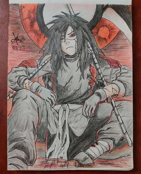 Madara Drawing In Pencil