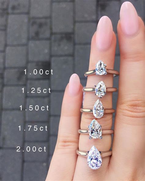 pear engagement ring engagement ring carats engagement ring shapes