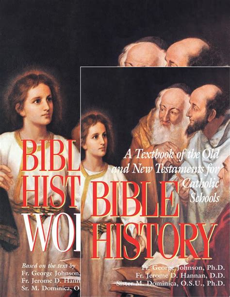 bible history textbook  workbook set tan books