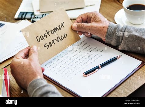 customer service contact  concept stock photo alamy