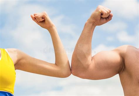 Strong Weak Men Arm Wrestling Stock Photos - Free & Royalty-Free Stock ...