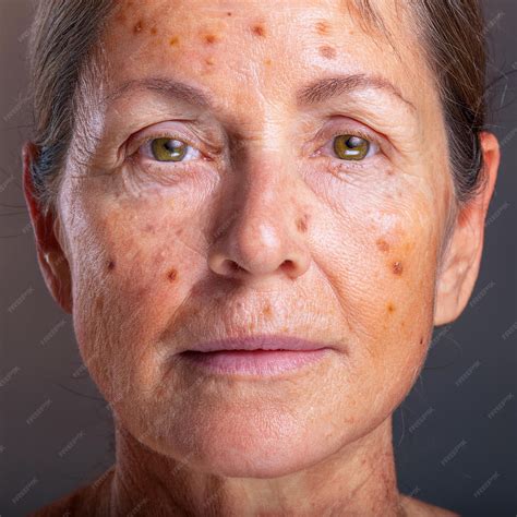 Woman Suffering From Actinic Keratosis | Premium AI-generated image