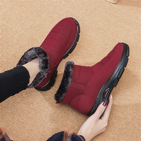 winter boots women with fur 19
