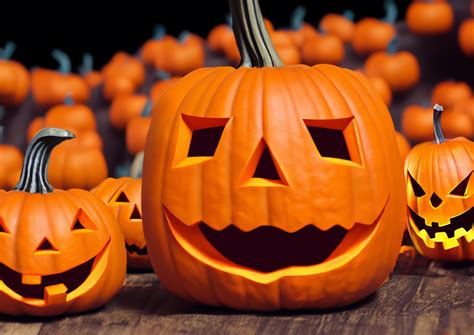 halloween jack  lanterns  stock photo public domain pictures