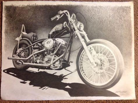 7 Pencil Drawings of Harley Motorcycles ideas | harley, drawings ...