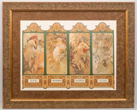Alphonse Mucha | Four Seasons (ca. 1896) | Artsy