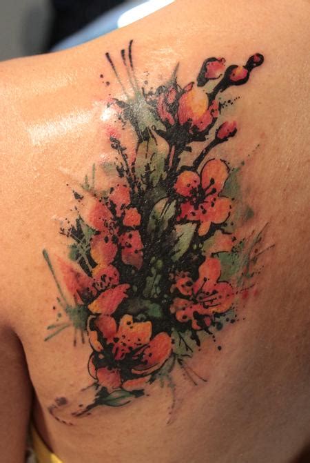Blossom Tattoo Cover Up by Gene Coffey: TattooNOW