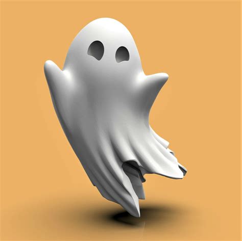 STL file Cute Ghost・3D printable model to download・Cults