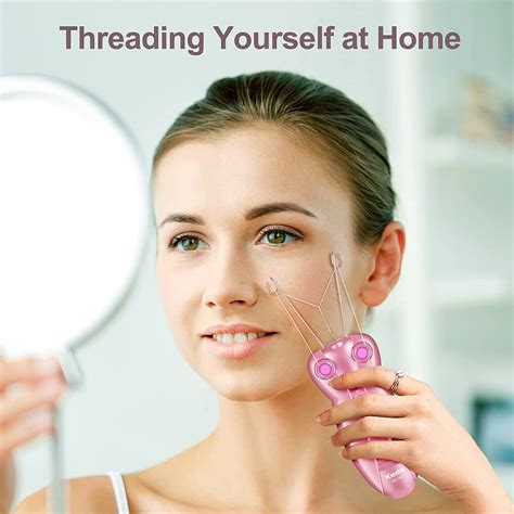 how to thread facial hair