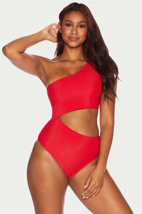 Beach Riot | Celine One Piece Red | Red One Piece Swimsuit | Beach Riot