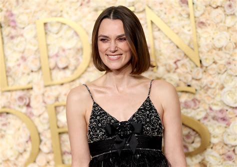 Keira Knightley Debuts a Razored Bob at the 2025 Golden Globes | Vogue