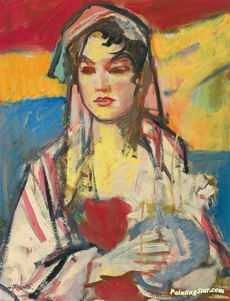 portrait   woman   mediterranean artwork  gisbert palmie