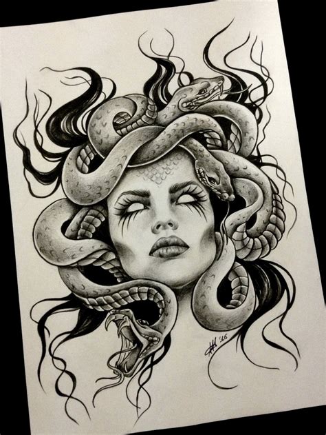 Antonietta Arnone Arts - Medusa Sketch tattoo | Esbozos, Tatuajes de