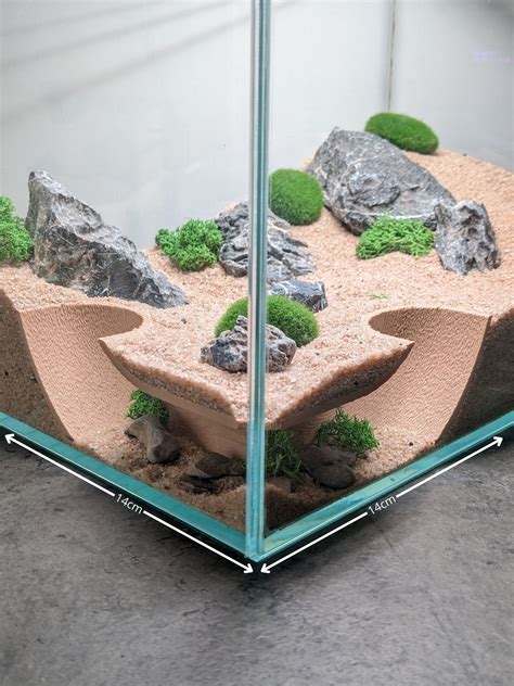 Aquarium/terrarium Underground Natural Corner Tunnel (M) - Etsy