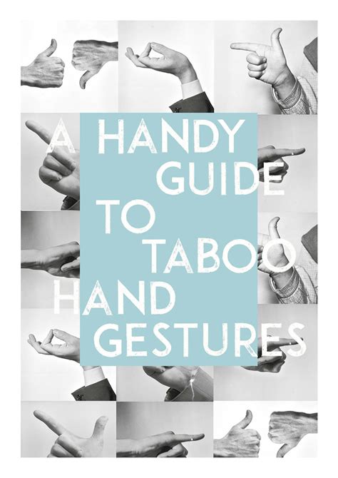 Taboo Hand Gestures on Behance