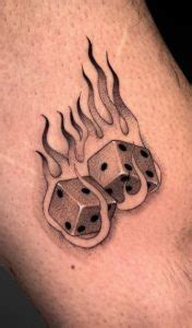 Rolling in Style: The Top 100 Dice Tattoos & Meanings - Tattoo Me Now
