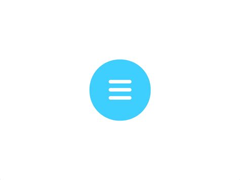 Hamburger Menu Animation by Sam Bunny on Dribbble