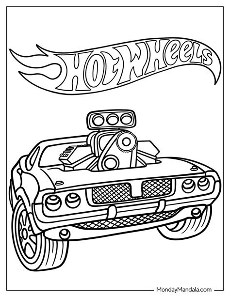 Hot Wheel Coloring Pages Hot Wheels Racing League: Hot Wheels Coloring