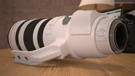 Canon Lens EF 200 400mm Extender 3D Model $33 - .3ds .blend .c4d .fbx