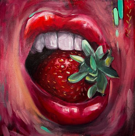 Strawberry Kisses by Miranda Gamel - oil painting | UGallery