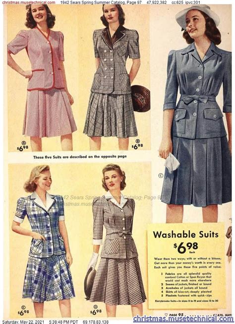 1942 Sears Spring Summer Catalog - Women's Fashion