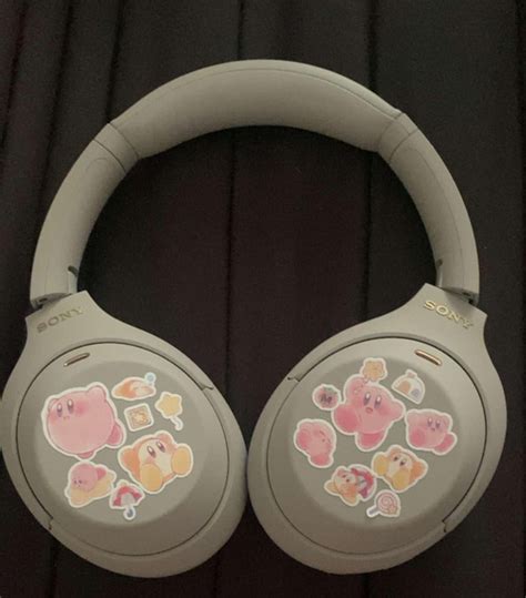 Kirby decorated headphones! : r/Kirby